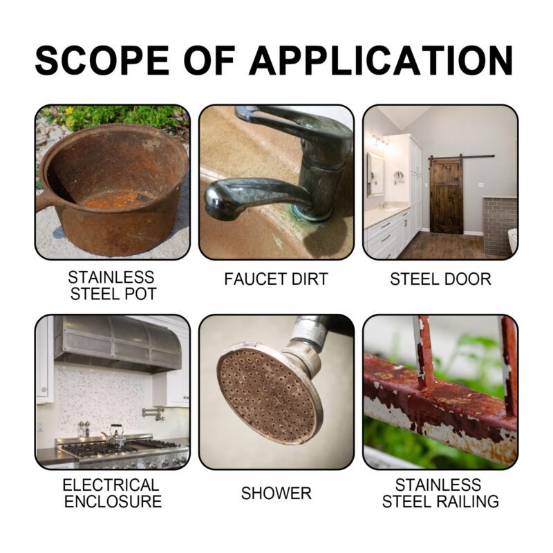 Jaysuing Multi-Purpose Kitchen Cleaning Kit: Stainless Steel Rust Remover, Long-Lasting, Surface-Safe - Image 4