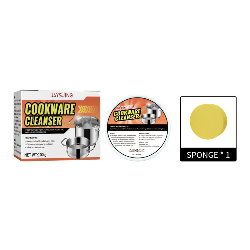 Jaysuing Multi-Purpose Kitchen Cleaning Kit: Stainless Steel Rust Remover, Long-Lasting, Surface-Safe