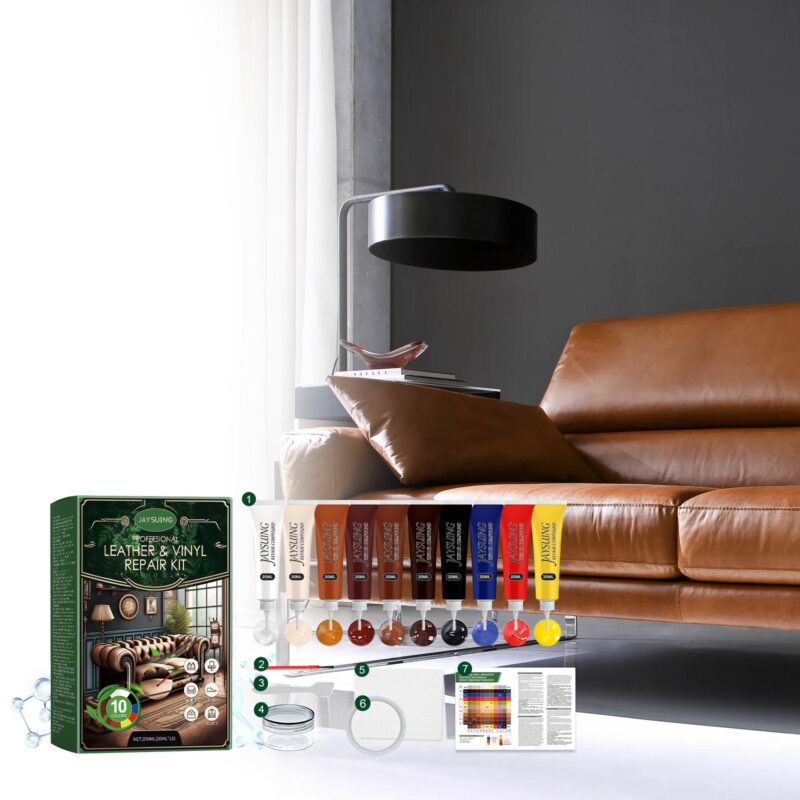 Jaysuing Multi-Purpose Leather Repair Kit – Furniture/Sofa Crack Refurbishment, Long-Lasting - Image 2