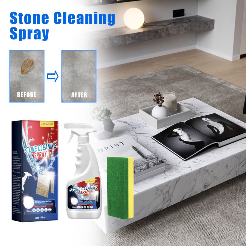 Jaysuing Multi-Purpose Stone Cleaner: Kitchen & Floor Spray, Surface-Safe, Long-Lasting - Image 2