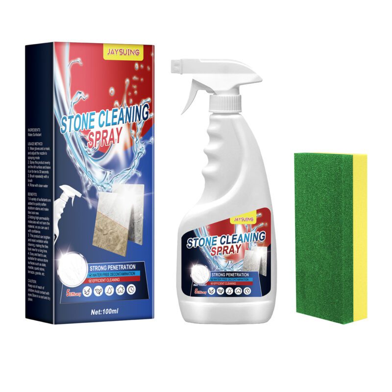 Jaysuing Multi-Purpose Stone Cleaner: Kitchen & Floor Spray, Surface-Safe, Long-Lasting