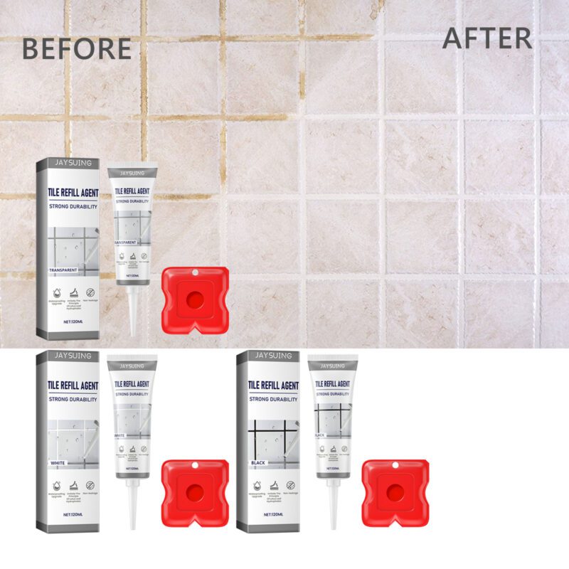 Jaysuing Multi-Purpose Tile Refill Agent | Waterproof Mildew-Proof Sealant for Kitchen Bathroom - Image 4