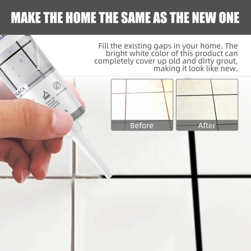 Jaysuing Multi-Purpose Tile Refill Agent | Waterproof Mildew-Proof Sealant for Kitchen Bathroom - Image 6