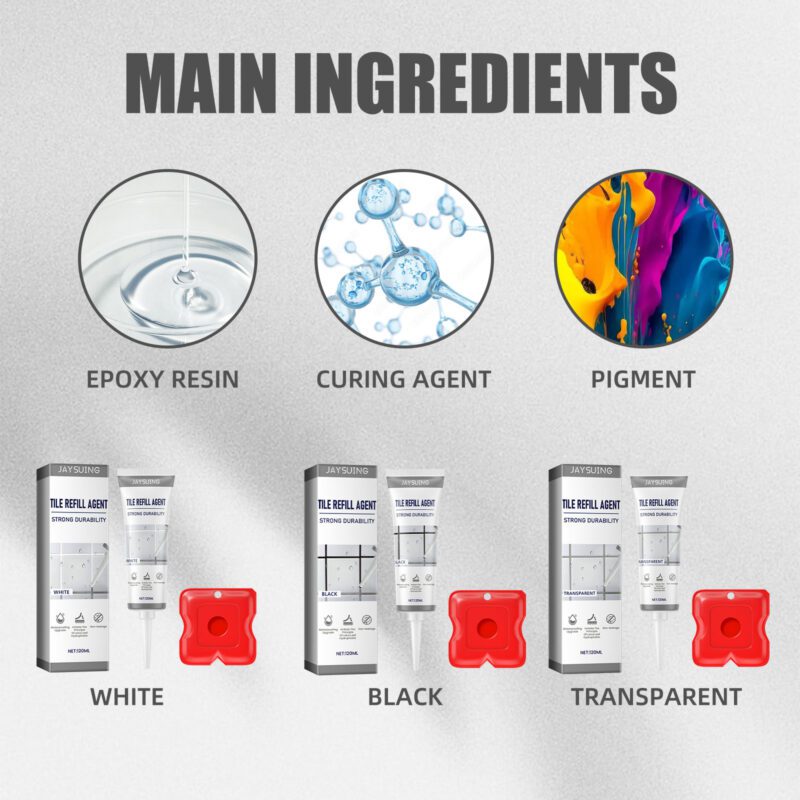 Jaysuing Multi-Purpose Tile Refill Agent | Waterproof Mildew-Proof Sealant for Kitchen Bathroom - Image 7