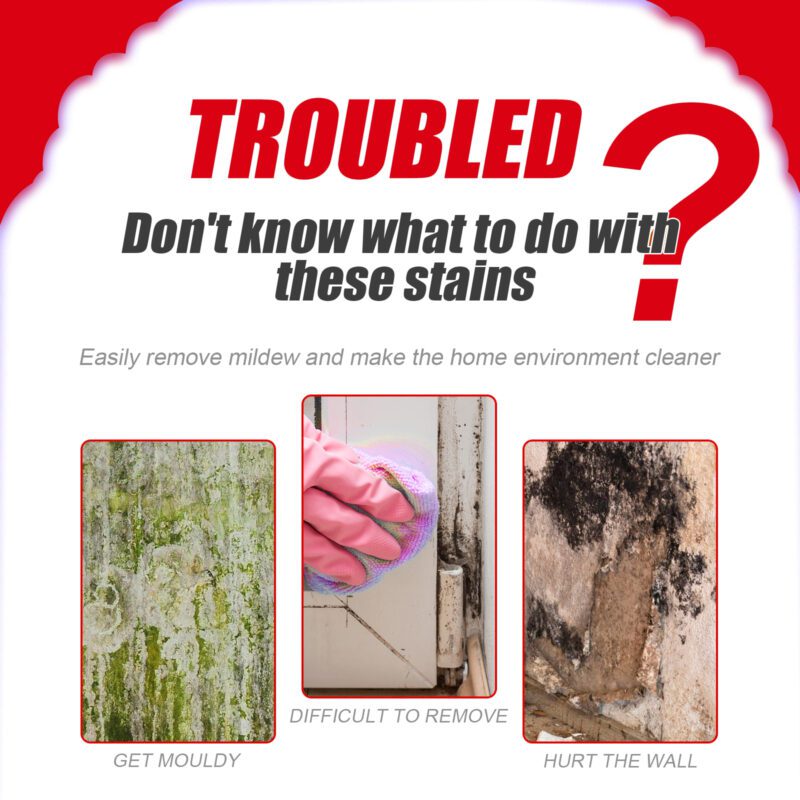 Jaysuing Multi-Surface Mildew Remover | Safe Household Cleaner for Bathroom Kitchen - Image 3