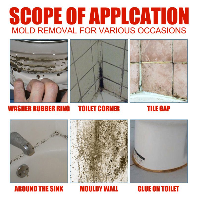 Jaysuing Multi-Surface Mildew Remover | Safe Household Cleaner for Bathroom Kitchen - Image 4