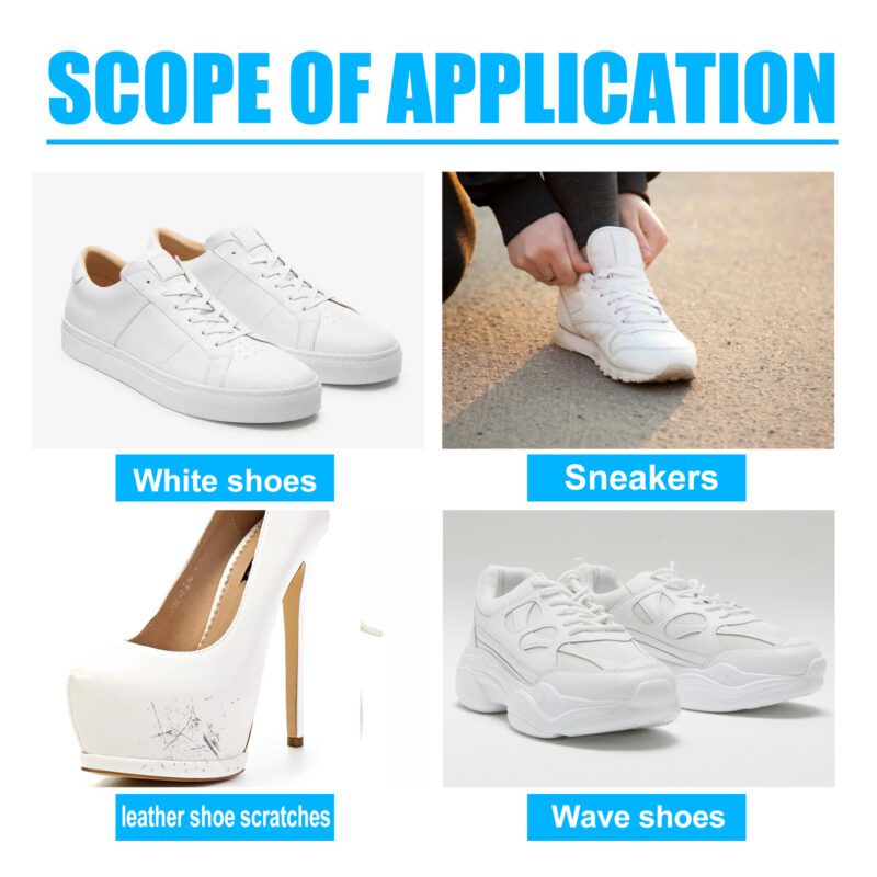 Jaysuing No-Wash White Shoe Cleaner: Portable Whitening, Safe for Surfaces - Image 3