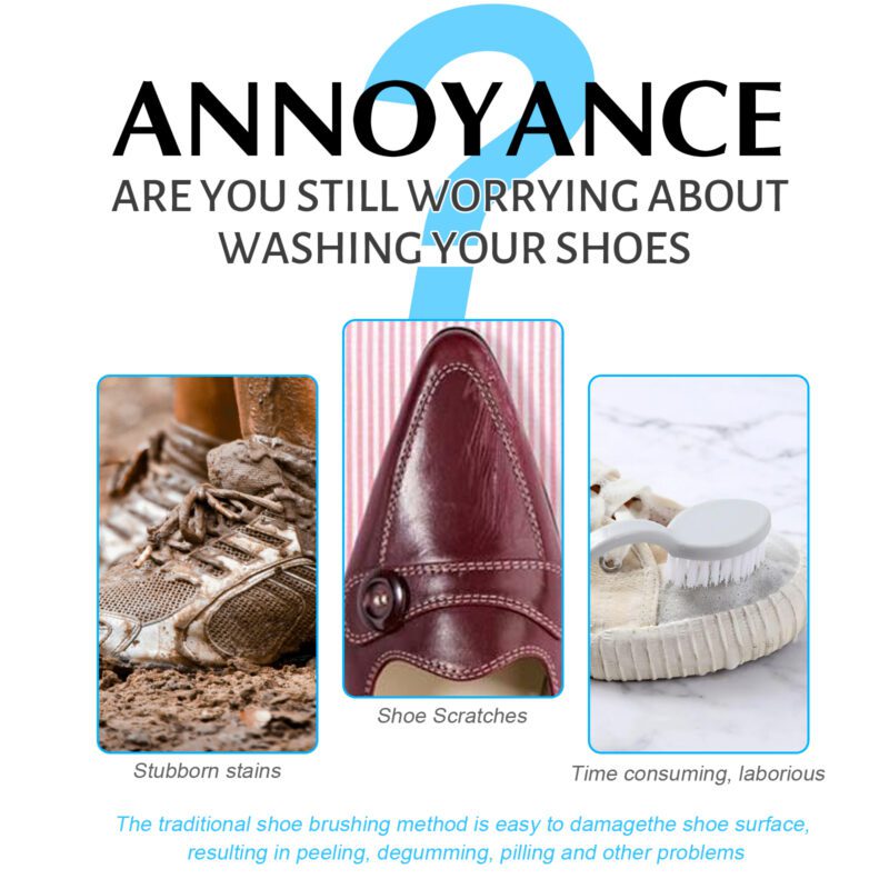 Jaysuing No-Wash White Shoe Cleaner: Portable Whitening, Safe for Surfaces - Image 4