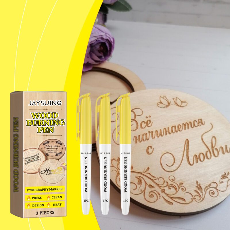Jaysuing Pyrograph Pen: Household Craft Tool for Wood Furniture Customization - Image 2