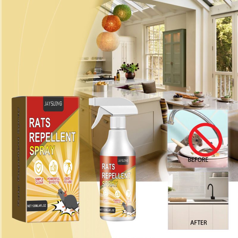 Jaysuing Rat Repellent Spray: Long-Lasting, Safe Household Pest Control for Indoor Rodents - Image 2