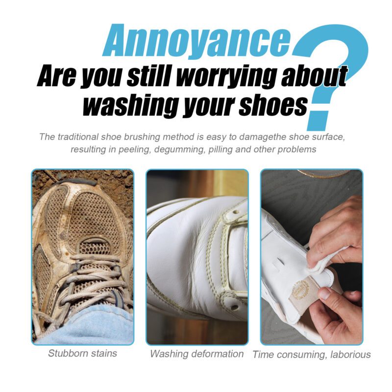 Jaysuing Shoe Brightening Spray: Portable Household Shoe Stain Remover - Image 3