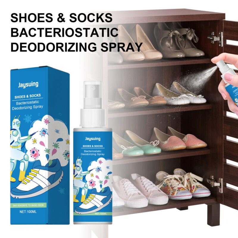Jaysuing Shoe Sock Deodorant Spray: Long-Lasting Household Odor Eliminator for Shoes - Image 2