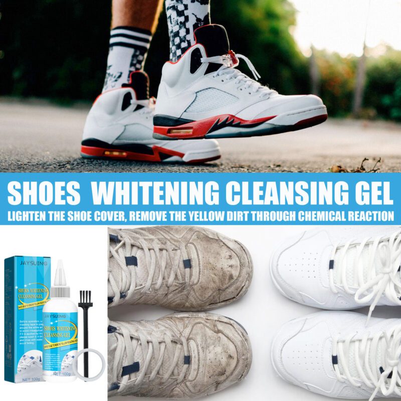 Jaysuing Shoe Whitening Gel | No-Wash Stain Remover for Household Shoe Care - Image 4