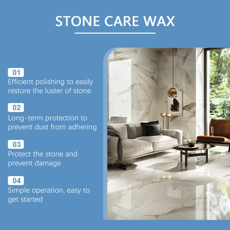 Jaysuing Stone Polishing Paste: Multi-Purpose Floor & Furniture Polish, Long-Lasting Shine - Image 3