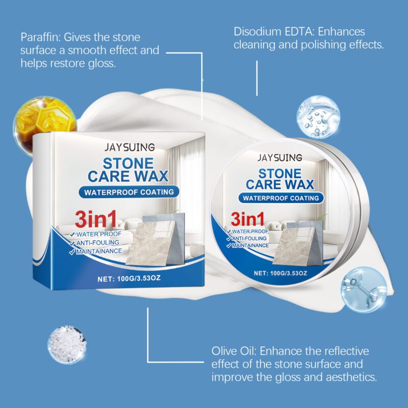 Jaysuing Stone Polishing Paste: Multi-Purpose Floor & Furniture Polish, Long-Lasting Shine - Image 4