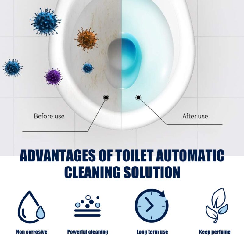 Jaysuing Toilet Cleaner: Long-Lasting, Safe Descaling & Deodorizing Household Solution - Image 3