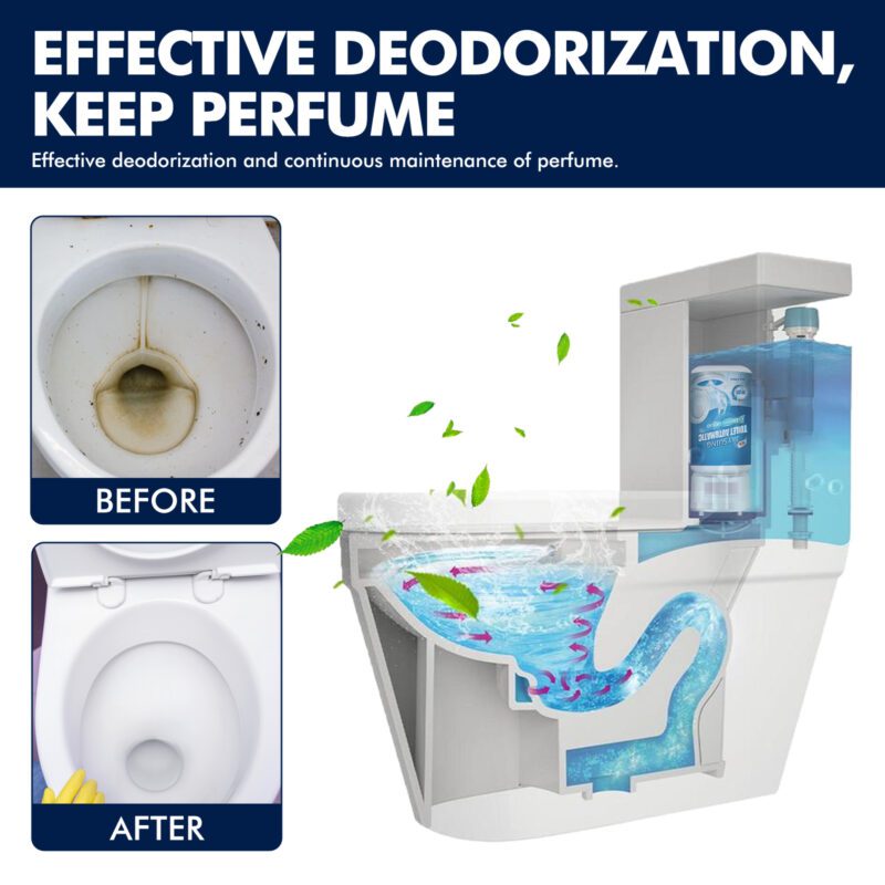 Jaysuing Toilet Cleaner: Long-Lasting, Safe Descaling & Deodorizing Household Solution - Image 4