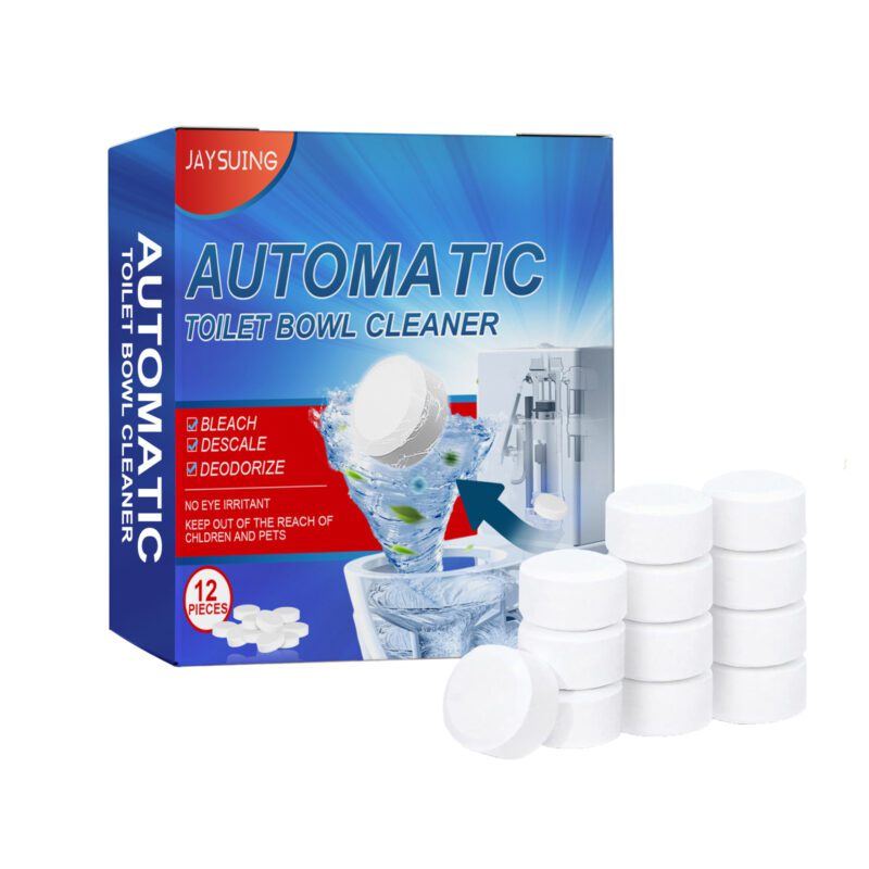 Jaysuing Toilet Cleaning Tablets: Effervescent Odor Remover, Descaling & Long-Lasting