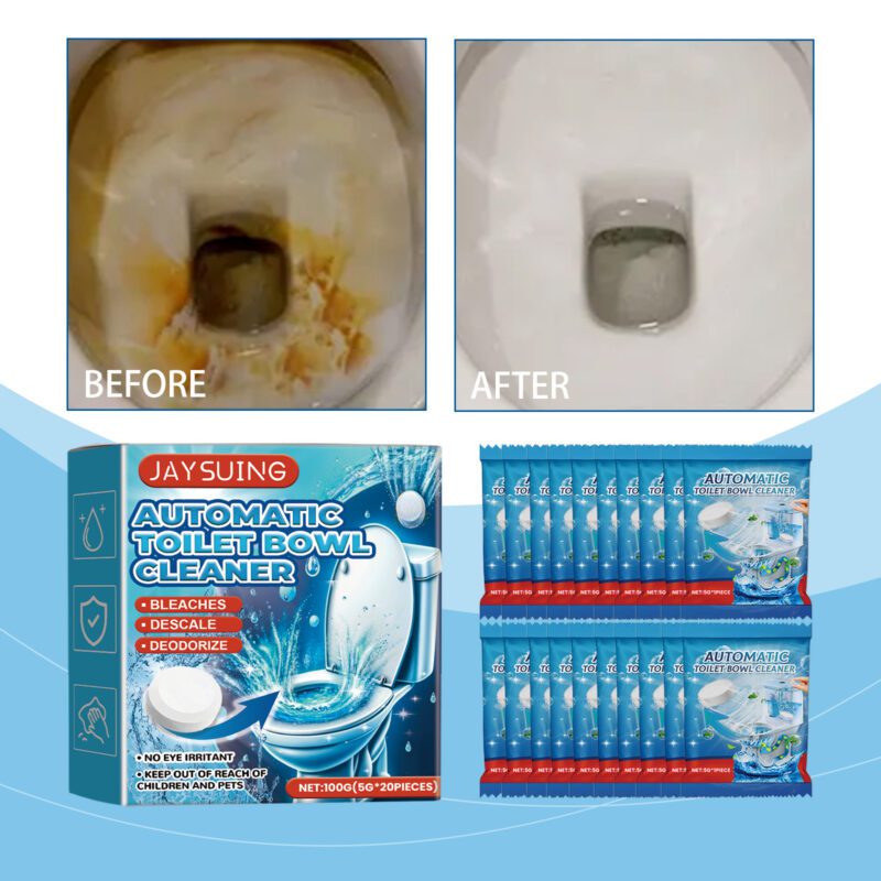 Jaysuing Toilet Cleaning Tablets: Multi-Purpose, Long-Lasting Effervescent for Bathroom Care - Image 2