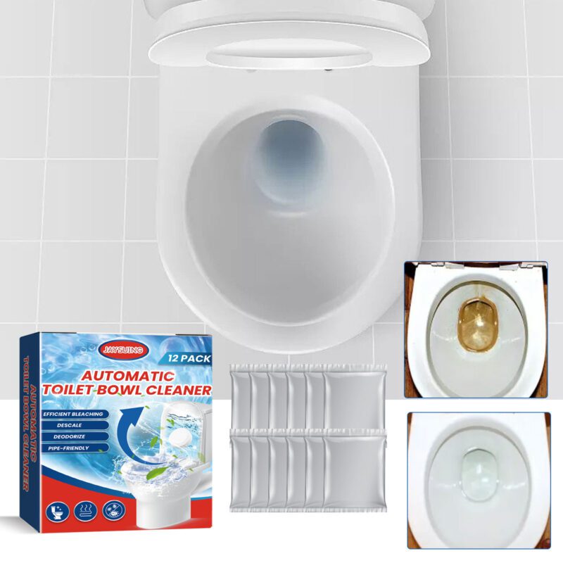 Jaysuing Toilet Effervescent Cleaning Tablets: Descaling, Deodorizing, Surface-Safe - Image 2
