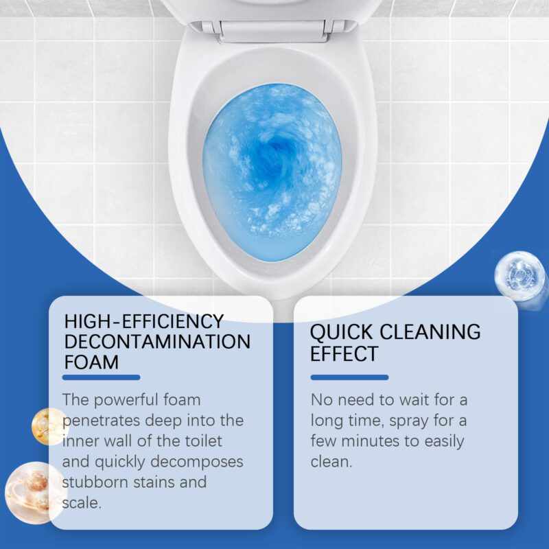 Jaysuing Toilet Foam Cleaner: Bathroom Stain Remover, Deodorant & Safe Household Cleaner - Image 4