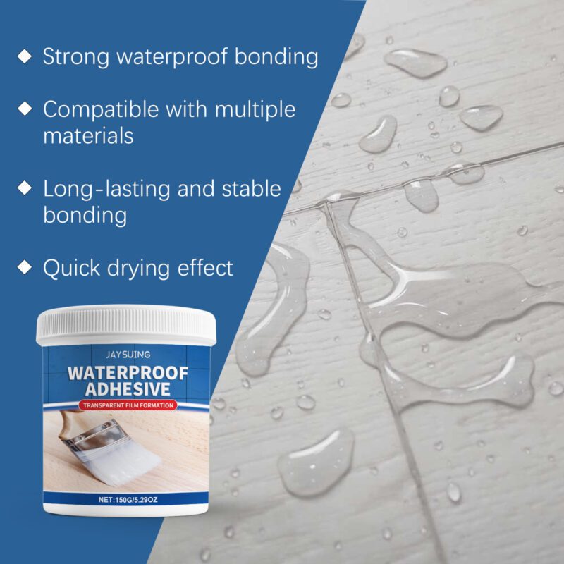 Jaysuing Transparent Waterproof Adhesive: Household Leak Repair, Long-Lasting, Surface-Safe - Image 3