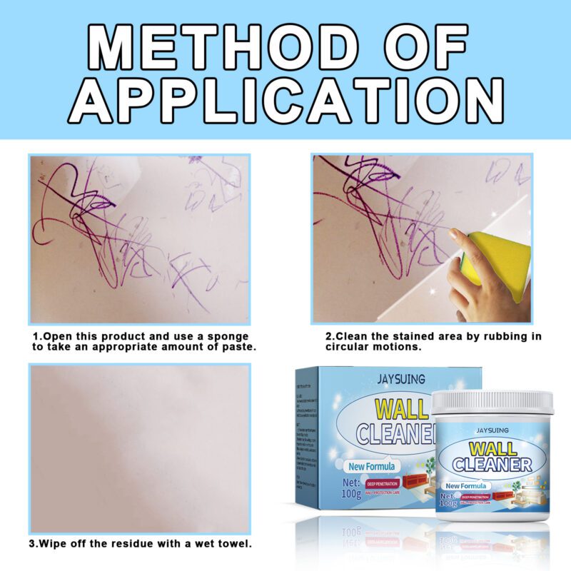Jaysuing Wall Mending Paste: Multi-Purpose Household Stain Remover, Wall Repair Solution - Image 6