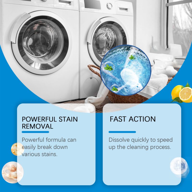Jaysuing Washing Machine Cleaner Tablets: Effervescent, Long-Lasting, Safe for Surfaces - Image 3