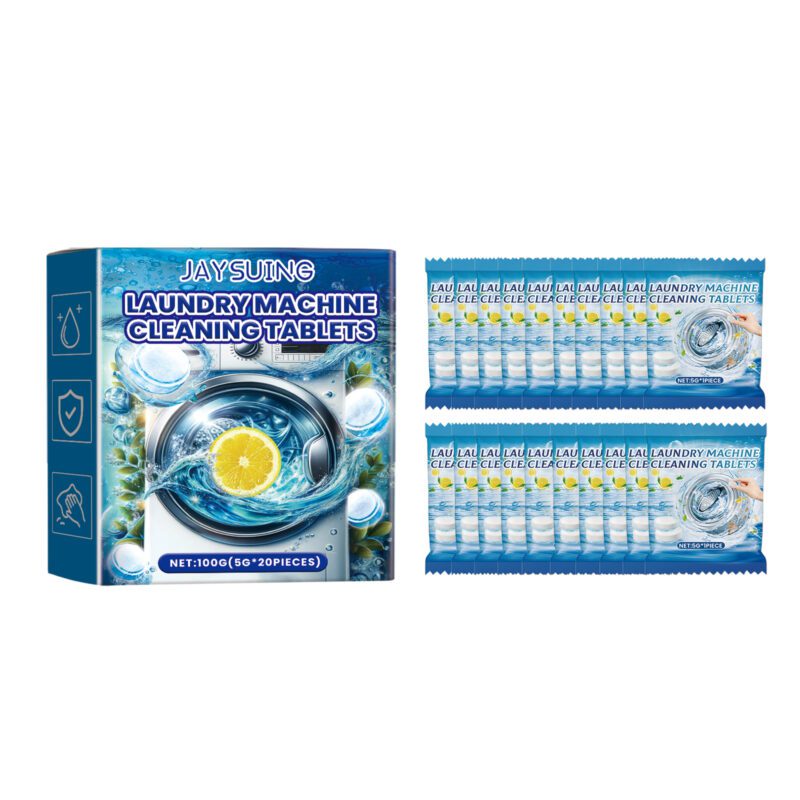 Jaysuing Washing Machine Cleaner Tablets: Effervescent, Long-Lasting, Safe for Surfaces