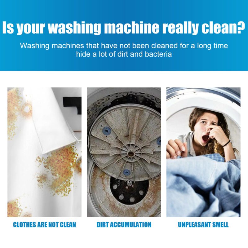 Jaysuing Washing Machine Cleaning Tablets: Deep Clean, Odor Remover, Household Cleaner - Image 4
