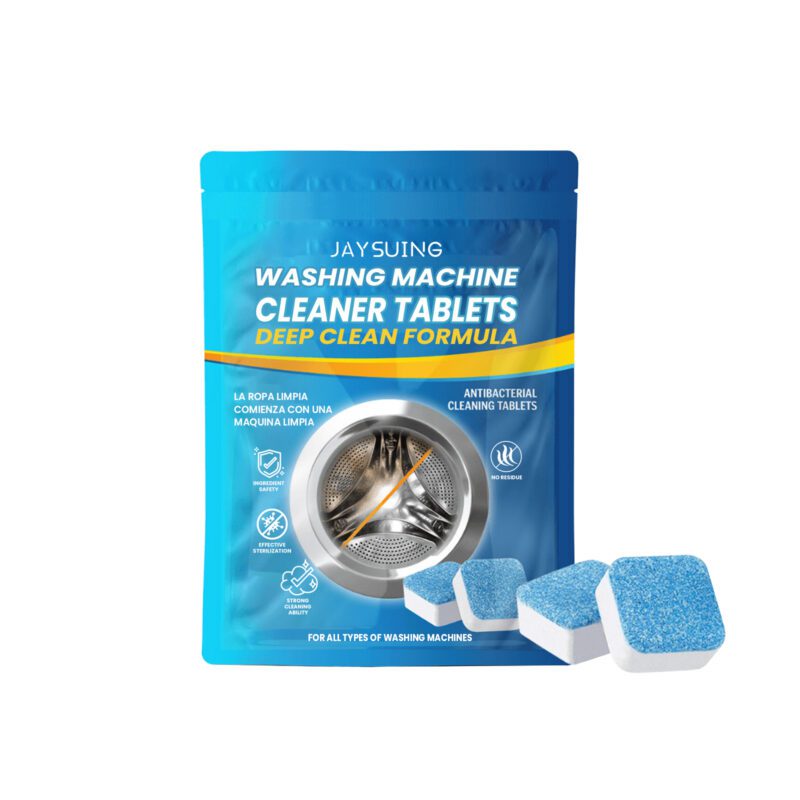 Jaysuing Washing Machine Deep Cleaning Tablets | Long-Lasting, Surface-Safe Laundry Drum Cleaner