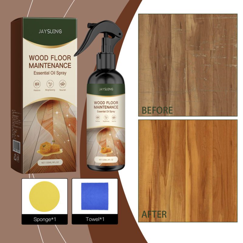 Jaysuing Wood Floor Care Spray - Long-Lasting Polish, Safe Surface Cleaner - Image 2