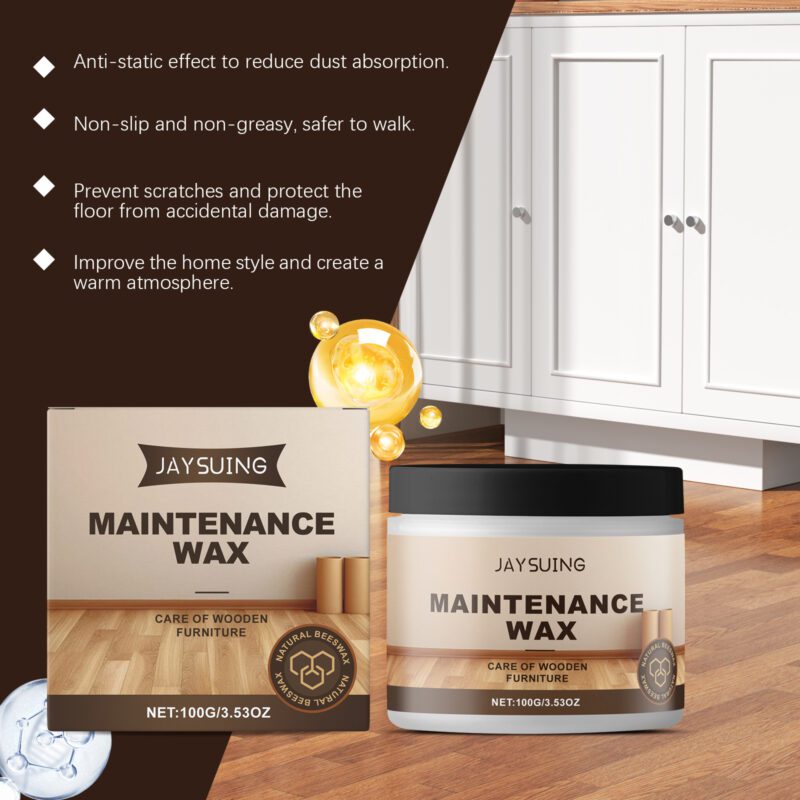 Jaysuing Wood Floor Polish Wax | Long-Lasting Shine, Safe Surface Care - Image 3