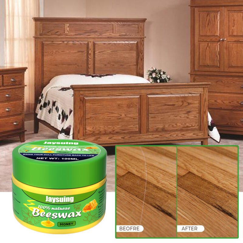 Jaysuing Wood Scratch Repair Beeswax - Multi-Purpose Furniture & Floor Polish, Surface-Safe - Image 2