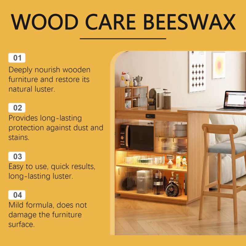 Jue-Fish Beeswax Furniture Polish: Multi-Purpose, Long-Lasting Surface Care - Image 4