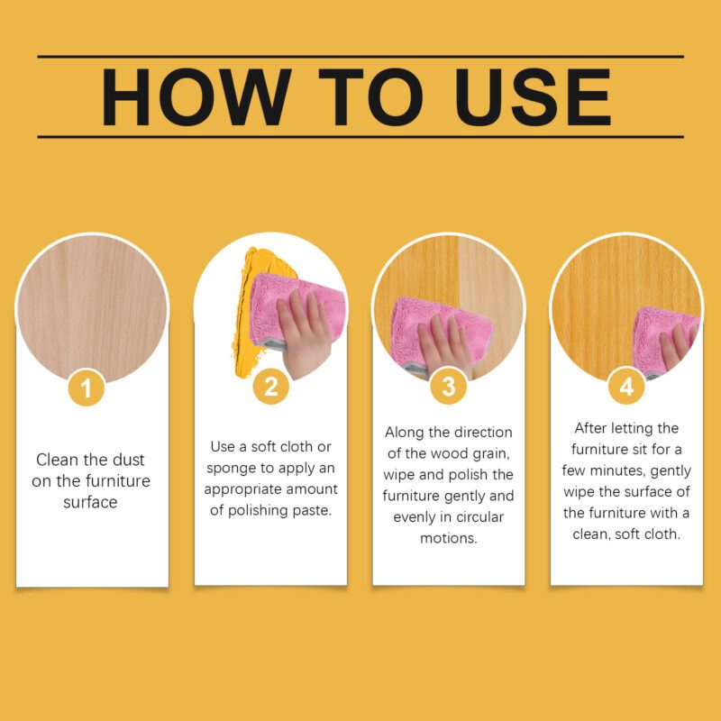 Jue-Fish Beeswax Furniture Polish: Multi-Purpose, Long-Lasting Surface Care - Image 6