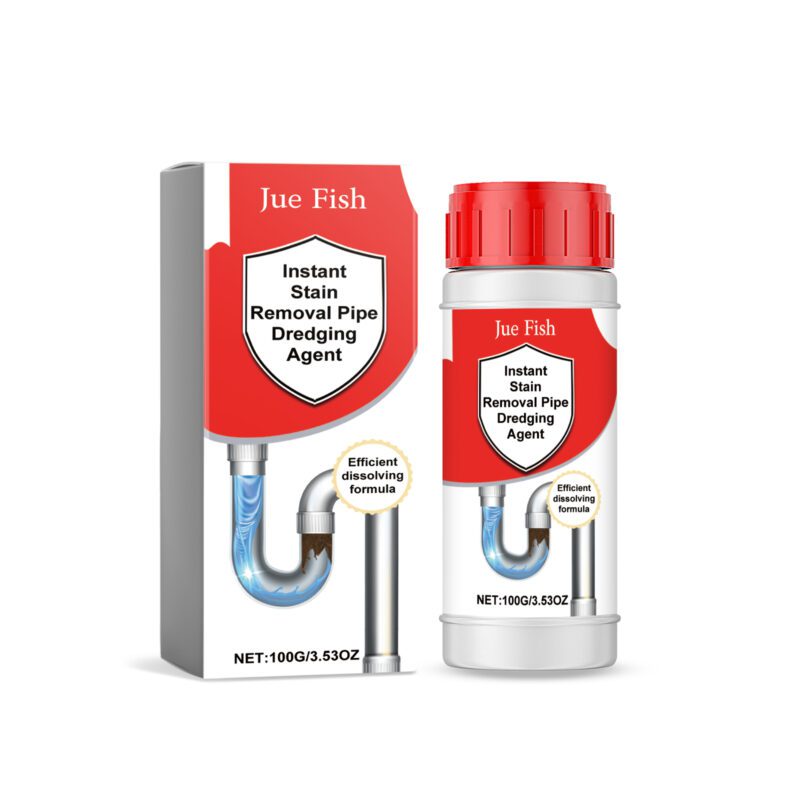 Jue-Fish Drain Cleaner: Kitchen Bathroom Pipe Cleaner, Hair Grease Remover