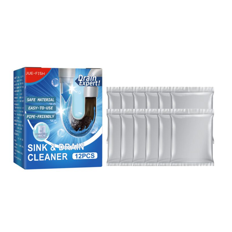 Jue-Fish Drain Cleaner: Toilet Kitchen Safe Multi-Purpose Anti-Clog Unclogger - Image 2