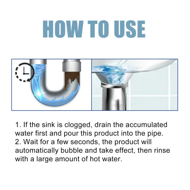 Jue Fish Drain Unclogger: Multi-Purpose Household Pipe Cleaner, Safe for Kitchen/Toilet - Image 5