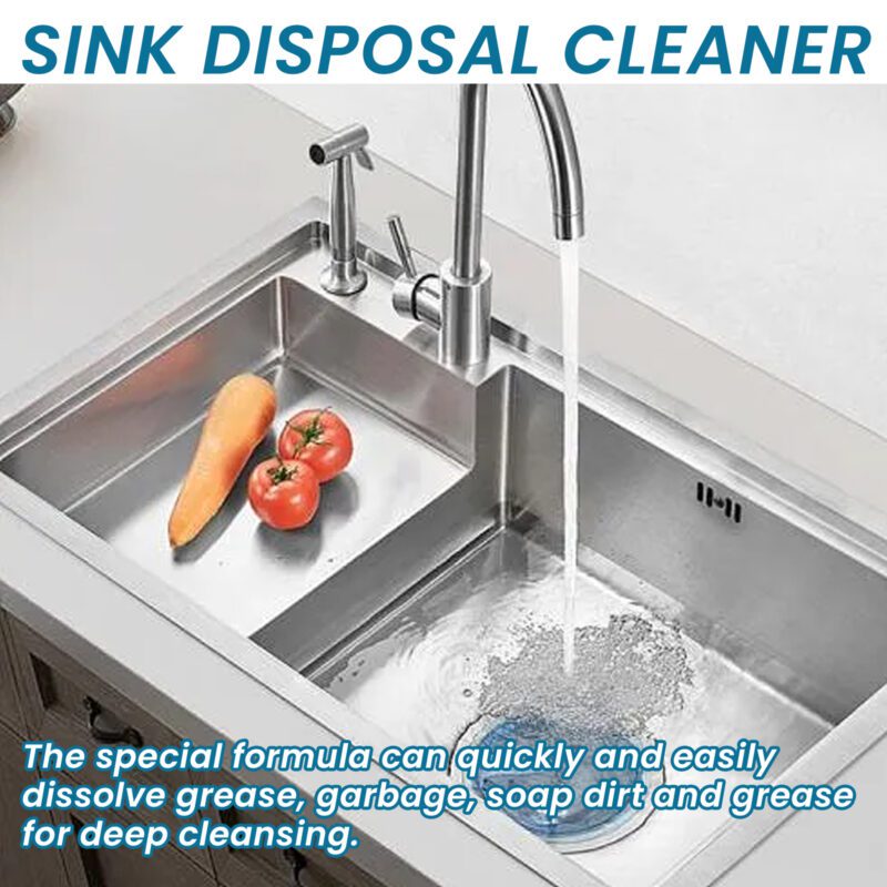 Jue-Fish Effervescent Sink Cleaner Tablets - Multi-Purpose, Long-Lasting Kitchen Drain & Grease Removal - Image 4