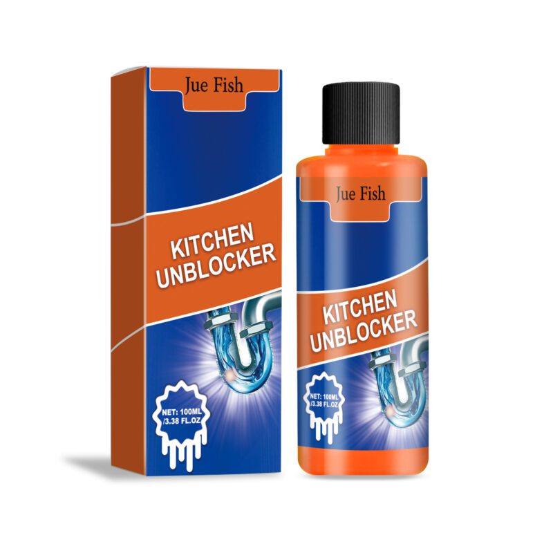 Jue-Fish Household Drain Unblocker | Quick Kitchen Toilet Pipe Cleaner, Multi-Purpose
