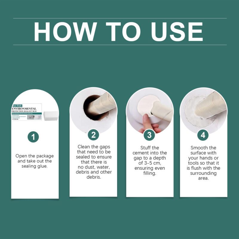 Jue-Fish Household Sealant: Waterproof Crack Filler, Long-Lasting Gap Repair Cement - Image 6