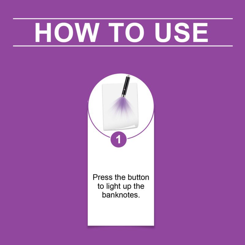 Jue-Fish Household UV Detector: Portable Anti-Counterfeit Light, Long-Lasting Surface Safety Tool - Image 5