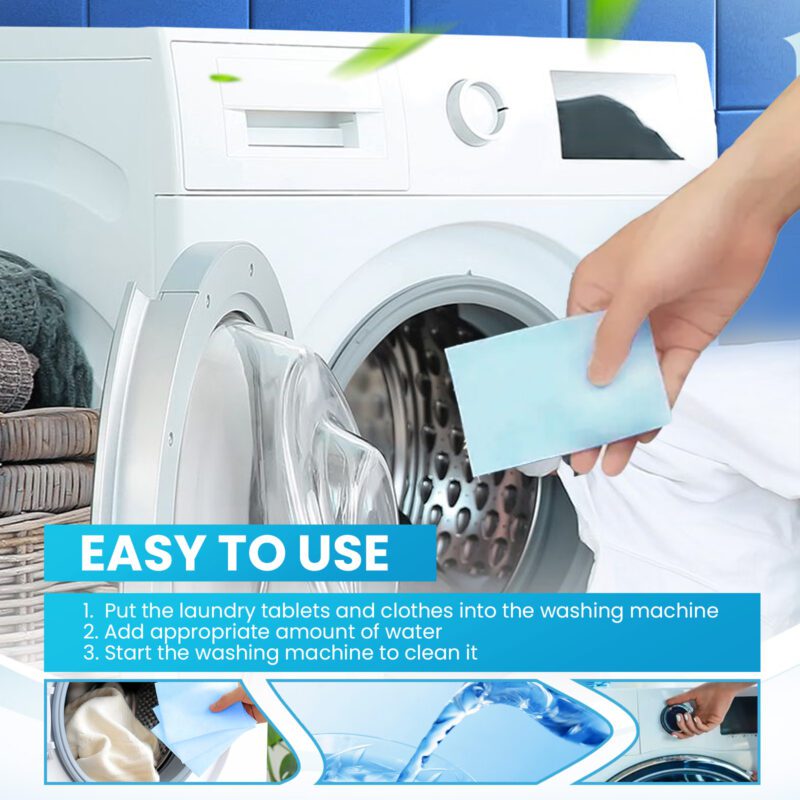 Jue-Fish Laundry Detergent Sheets: Deep Clean, Stain-Removing, Long-Lasting Fragrance - Image 6