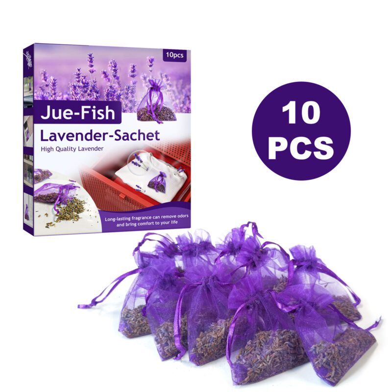 Jue-Fish Lavender Sachet: Multi-Purpose Household Deodorizer for Closets, Shoes & Toilets