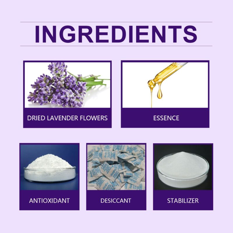 Jue-Fish Lavender Sachet: Multi-Purpose Household Deodorizer for Closets, Shoes & Toilets - Image 6