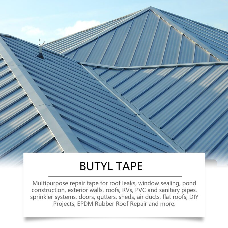 Jue-Fish Long-Lasting Household Waterproof Butyl Tape: Roof Leak Repair, Moisture-Proof Sealant - Image 3