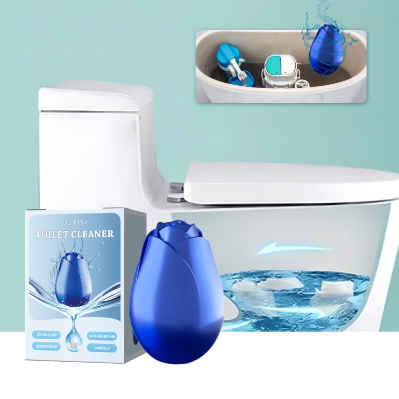 Jue-Fish Long-Lasting Toilet Cleaner: Bathroom Descaling Deodorant, Safe Surface Care - Image 2