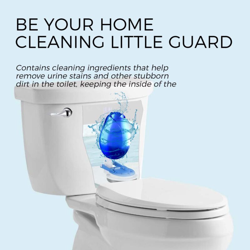 Jue-Fish Long-Lasting Toilet Cleaner: Bathroom Descaling Deodorant, Safe Surface Care - Image 4