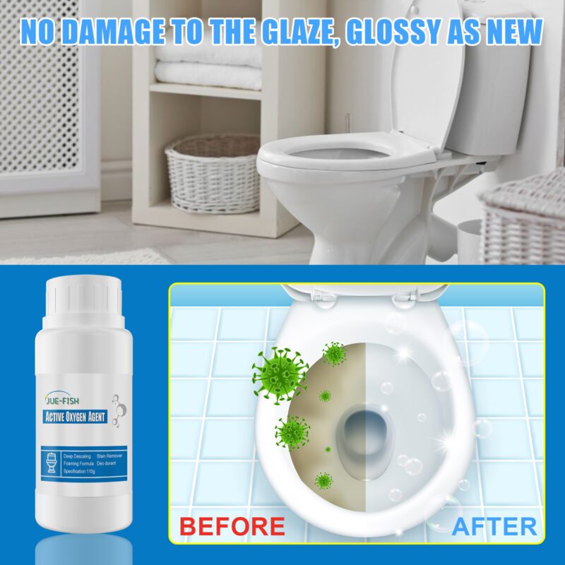 Jue-Fish Long-Lasting Toilet Cleaner: Surface-Safe Household Decontamination Detergent - Image 2